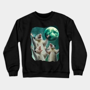 Opossum moon magic Crewneck Sweatshirt